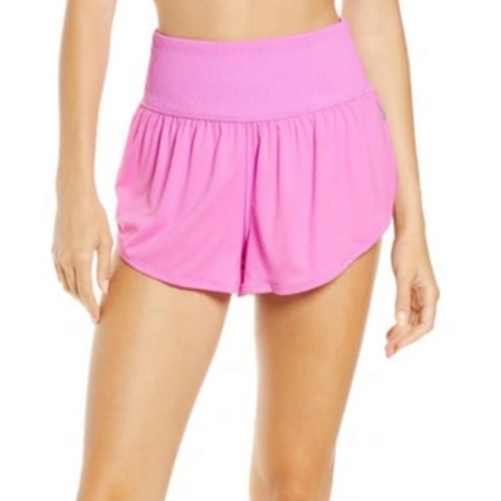 Free People Movement Game Time Shorts Hot Pink Size Small
